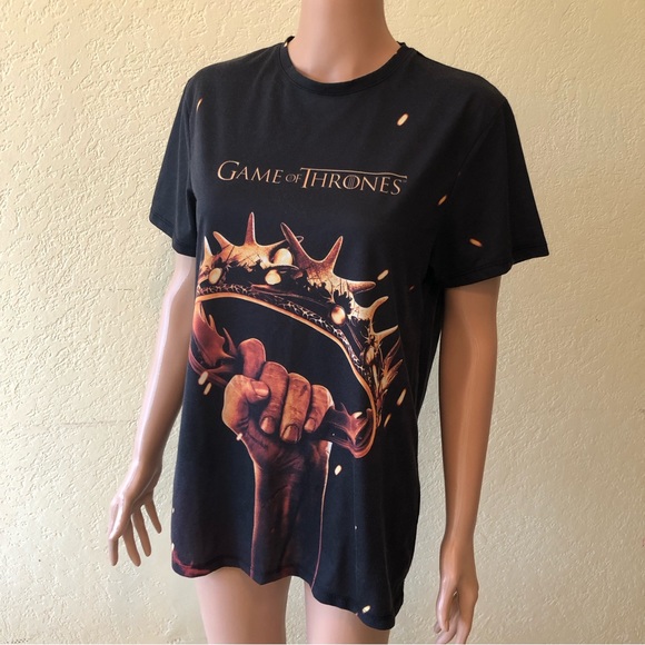 Game Of Thrones Women’s Size M Black T-Shirt HBO Official Licensed Graphic Tee - Picture 9 of 16